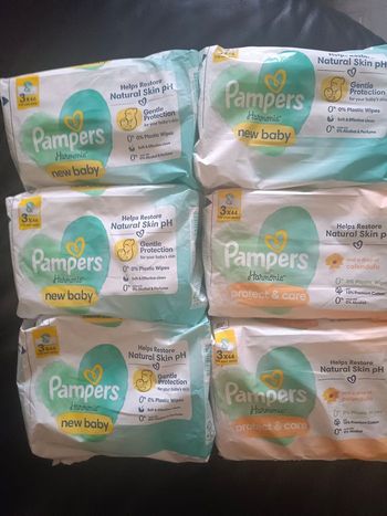 Lingettes Pampers harmonie