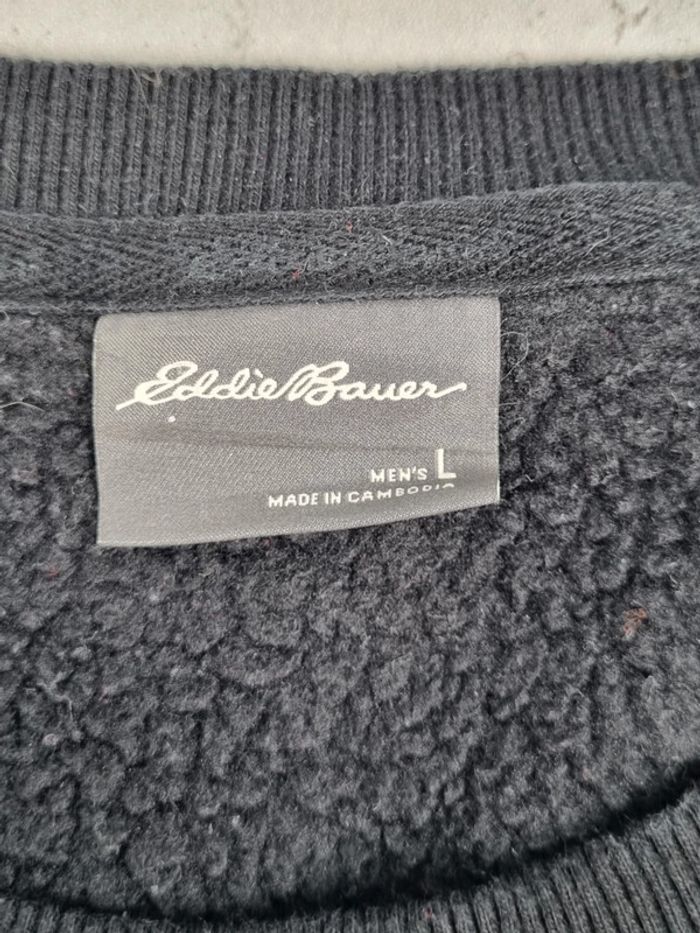 Sweat Eddie Bauer noir – Taille L Homme (mesures en photos) - photo numéro 5