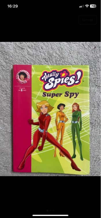 Livre totally spies super spies 