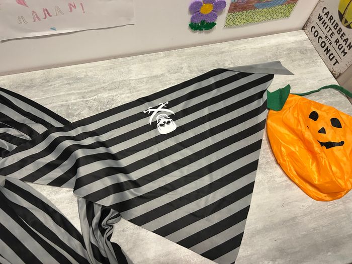 déguisement garçon pirate squelette taille 7-10 ans - photo numéro 4
