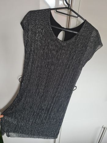 Robe argentée chic – Taille M / 38, neuve sans étiquette