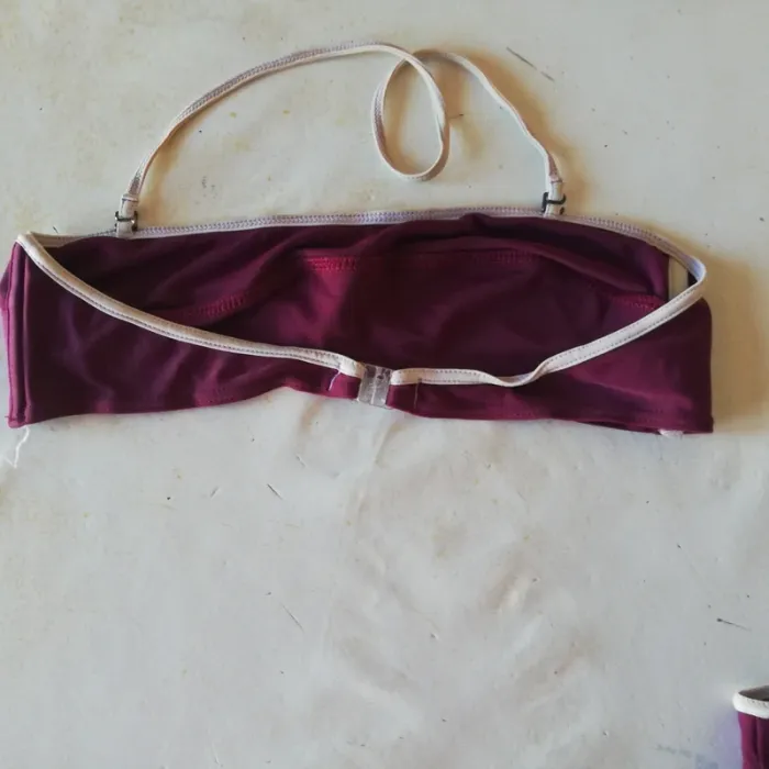 Maillot de bain 2 pièces violet t. 38 /40 - photo numéro 7