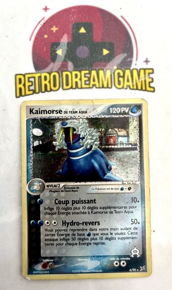 Nintendo Pokémon JCC Kaimorse de team aqua EX Team magma vs team aqua  (6/95)