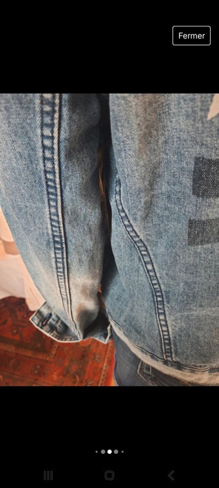Veste en Jeans garçon H&M eur 12/13 ans - photo numéro 8