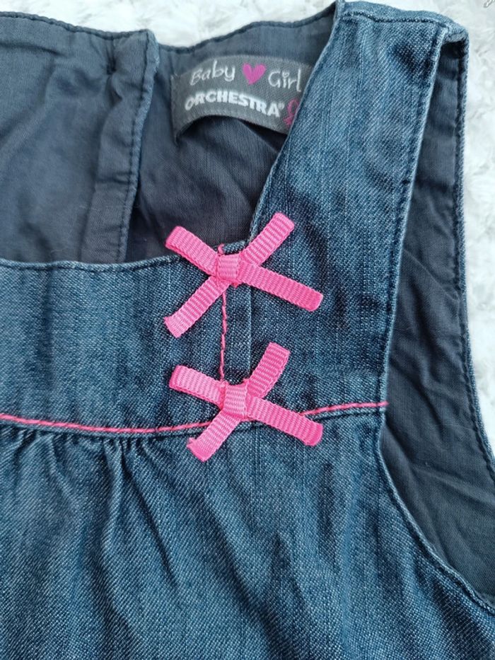 🔸Robe type Jean - Orchestra Baby Girl 12 Mois🔸 - photo numéro 2