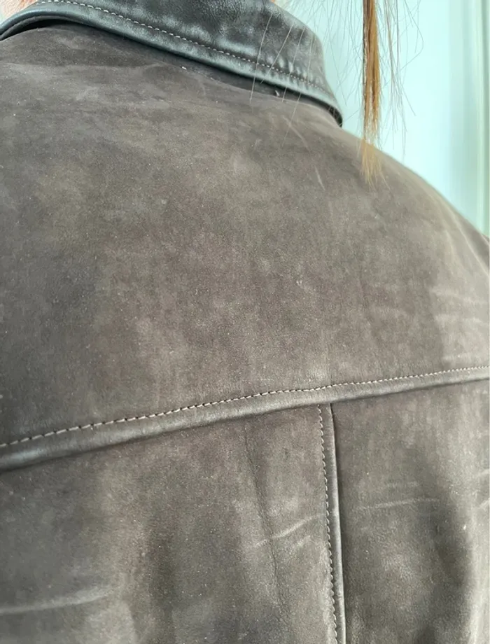 Veste en cuir Serge Hervet - photo numéro 3