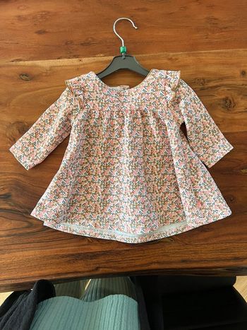 Robe bébé fille Obaïbi 3 mois