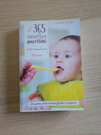 Livre Recettes pour Bébé