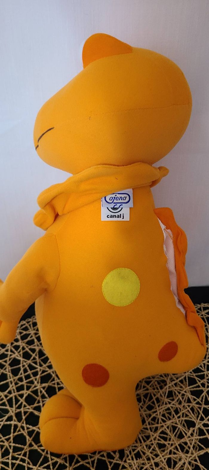 VINTAGE RARE PELUCHE CASIMIR GEANT 50 CM AJENA / CANAL J / TV 80 's !! - photo numéro 5
