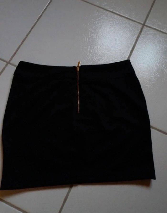 Mini jupe femme Noir avec motif - photo numéro 9
