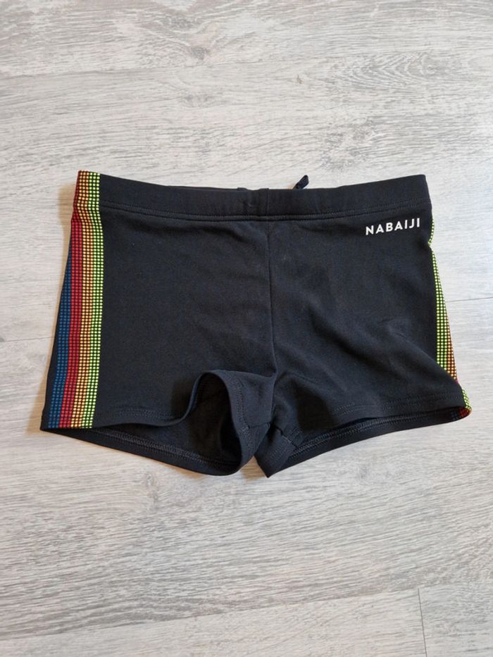Maillot de bain shorty 10-11 ans noir Nabaiji Decathlon