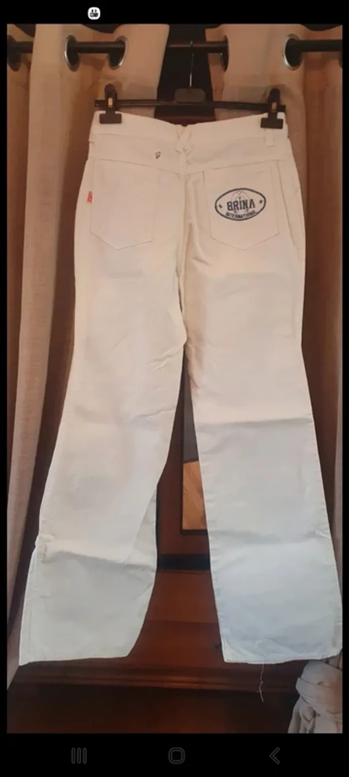 Jeans blanc taille 40 - photo numéro 2