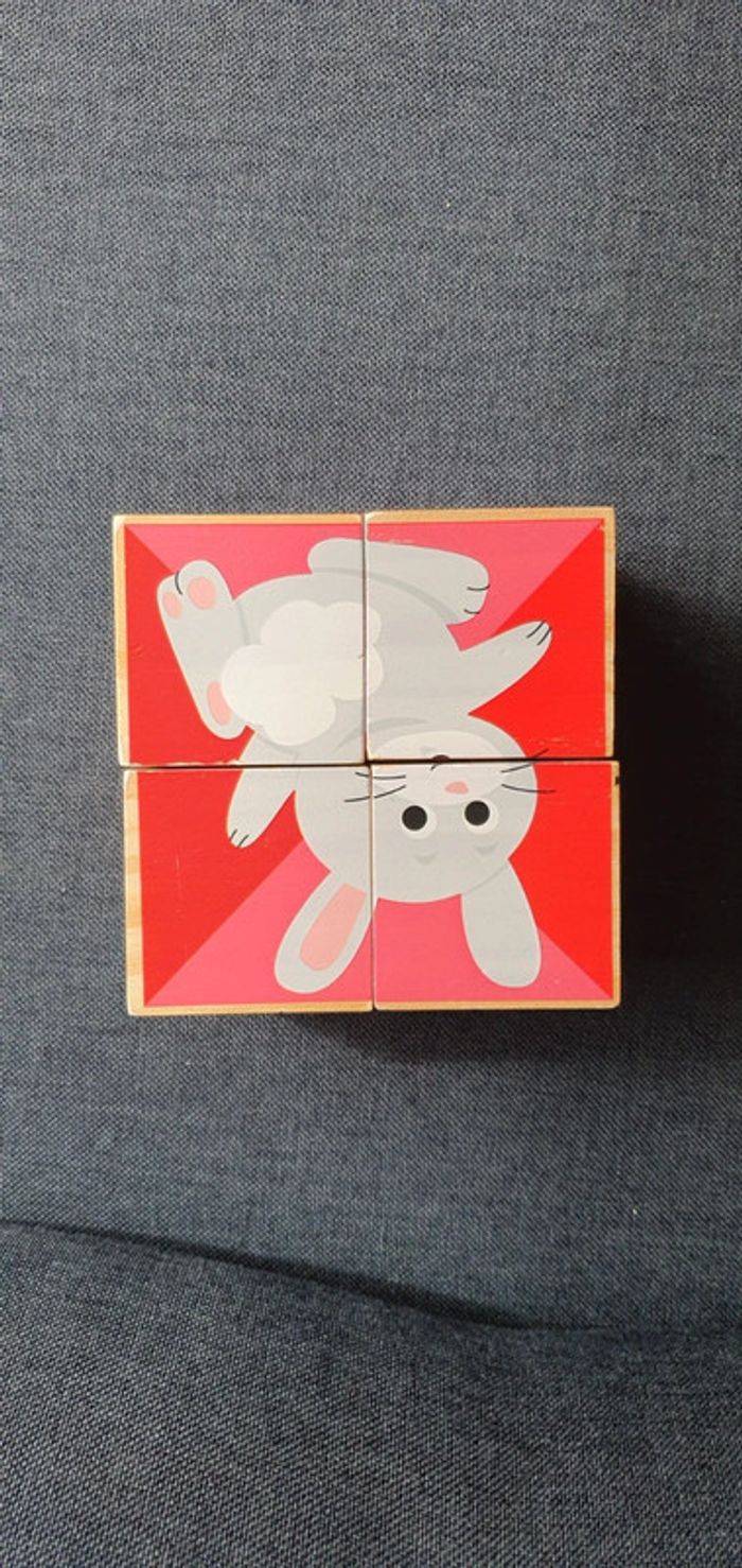 Cubes puzzles en bois - photo numéro 4