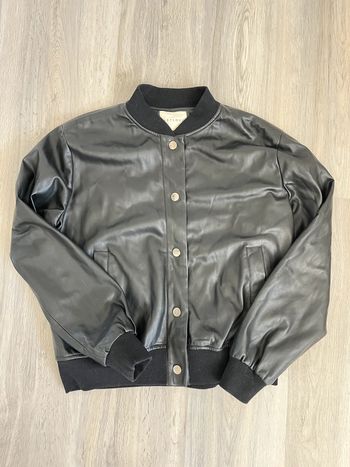 Blouson similicuir noir