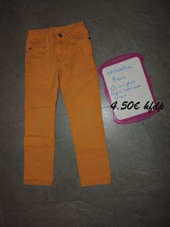 pantalon orchestra taille 8 ans attention voir photo tache aux genoux