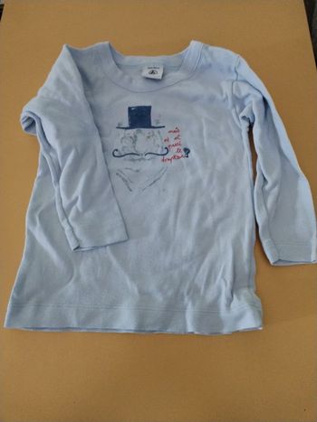 Tee shirt petit bateau 2 ans W