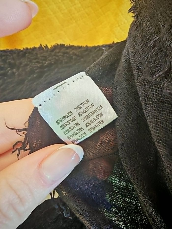 Écharpe - Noire - photo numéro 2