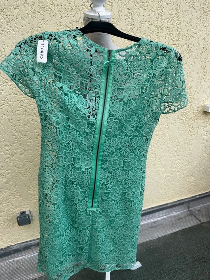 🌿 Robe vert menthe – Caroll – Taille 38 - photo numéro 7