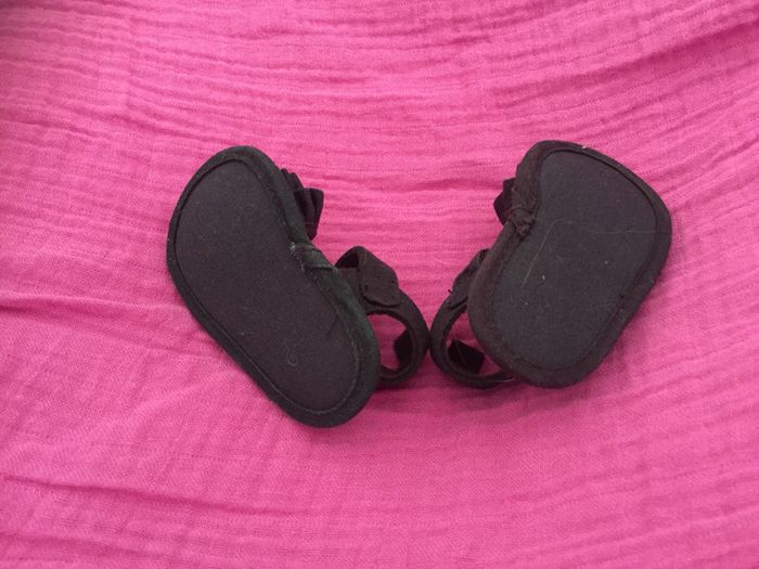 Chaussure été bb 0/3 mois bleu marine - photo numéro 2