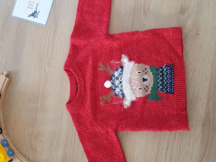 Pull Noël Kiabi - 18 mois rennes - photo numéro 4