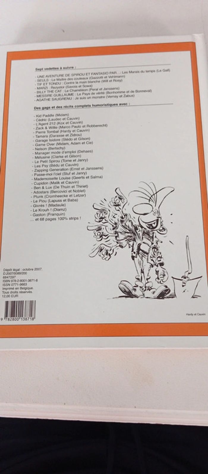 Album Spirou BD année 2007 - photo numéro 2