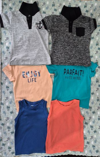 Lot de tee shirt 4 ans 