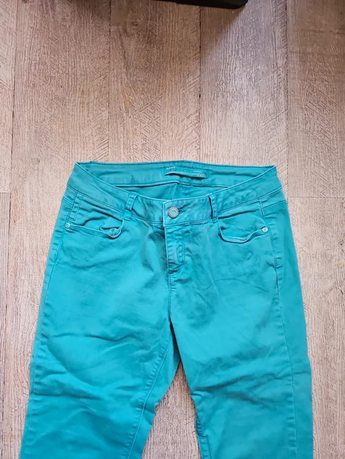 Pantalon bleu cache cache - photo numéro 2