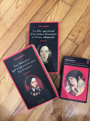 Lot de livre millenium 