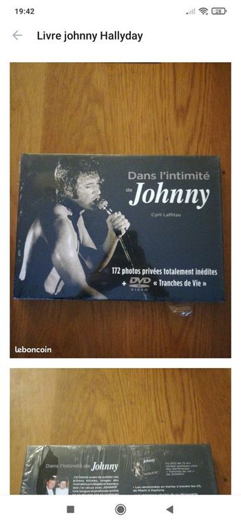 Livre johnny Hallyday