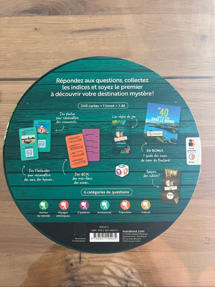Jeu de société Quelle est notre destination ? - photo numéro 4