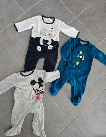 Lot de 3 pyjamas orchestra
