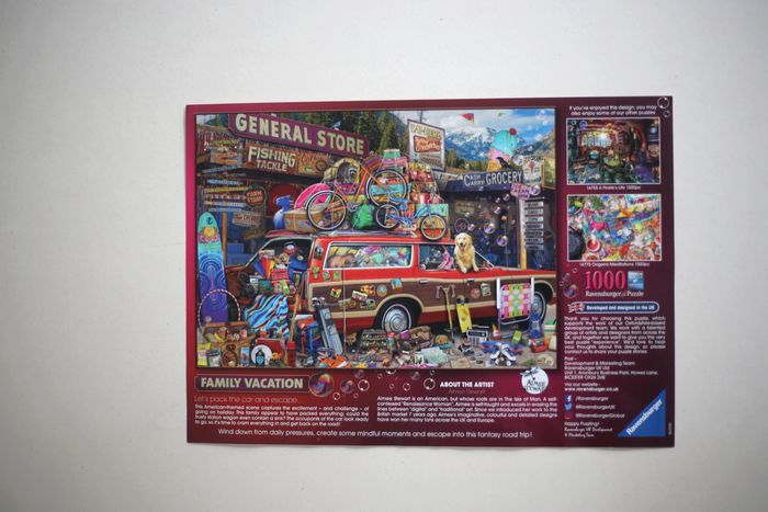Puzzle 1000 pièces Ravensburger "Family Vacation" - photo numéro 9