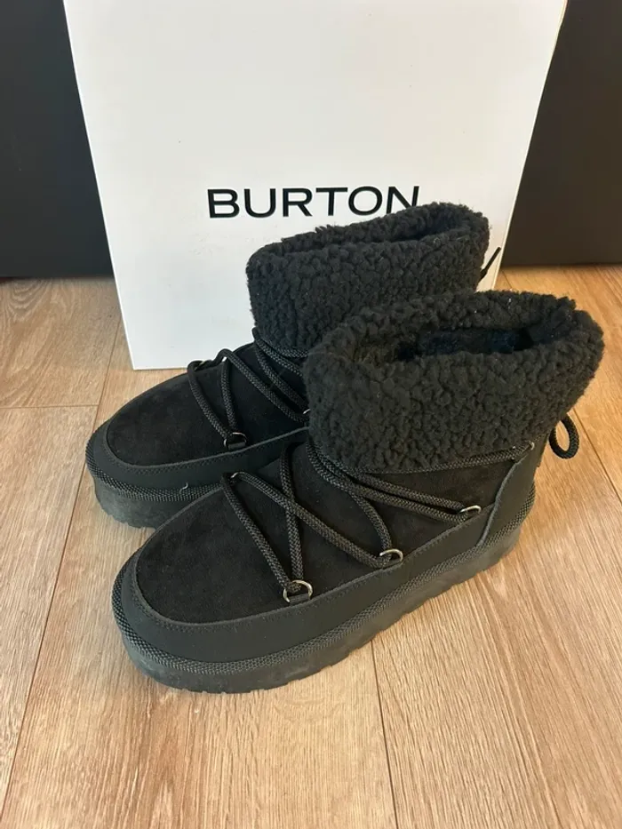 🥾 Boots Burton of London – Noires, chaudes et confortables - photo numéro 4