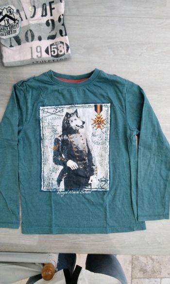 T-shirt manches longues garçon T 10 ans