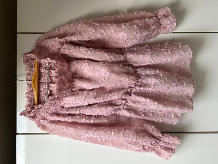 Tee-shirt à manches longues rose poudré Shein - Taille S