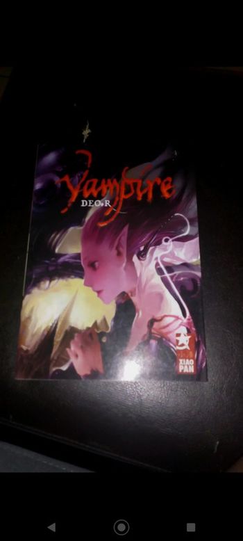 Livre manga bd neuf Vampire