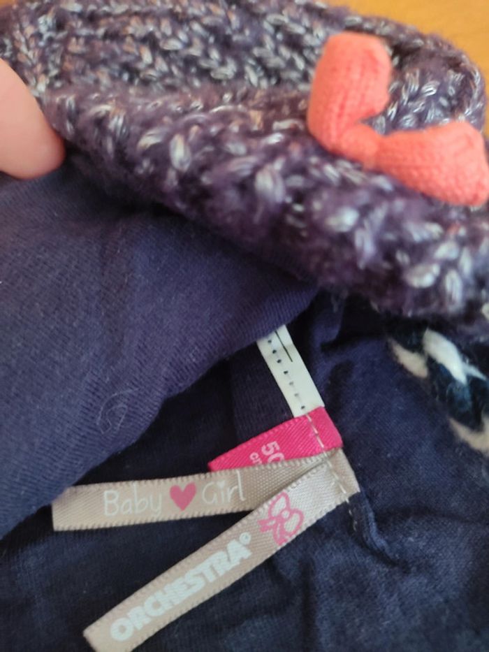 Bonnet taille 50 + écharpe - photo numéro 3