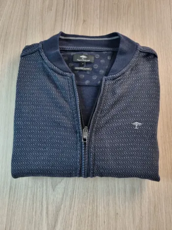 Veste zippé Fynch-Hatton bleue Homme Taille S