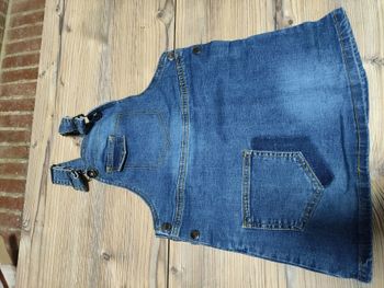 Salopette jupe en jean