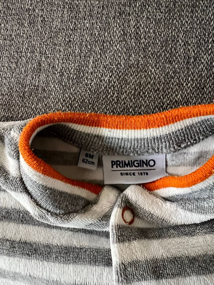 Pyjama d’hiver en velours Primigi bébé 6 mois - photo numéro 5