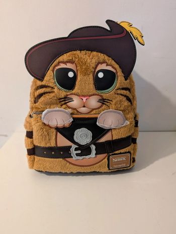 Loungefly : Shrek  - Le Chat Potté - Mini Sac à Dos LoungeFly