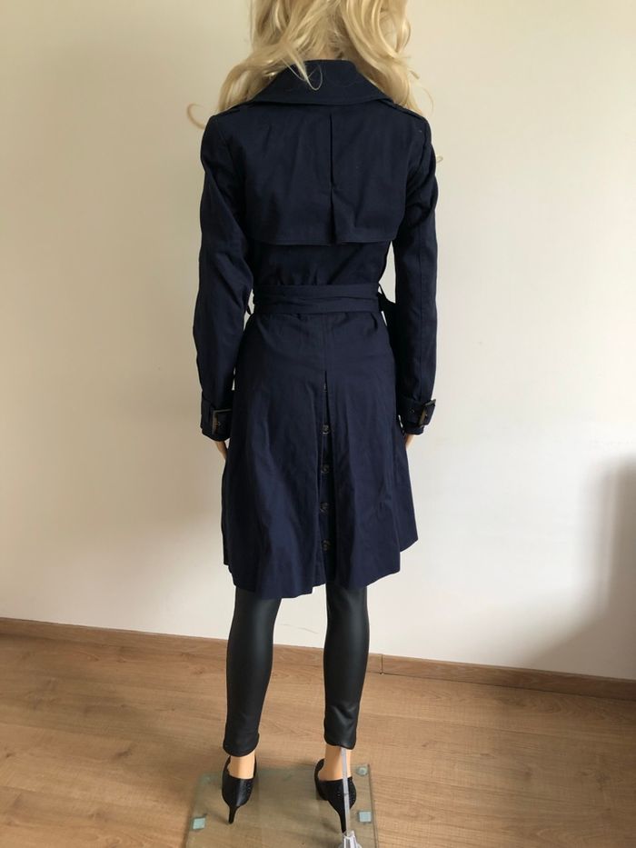 Trench bleu marine Mint&Berry taille 34 TBE - photo numéro 7