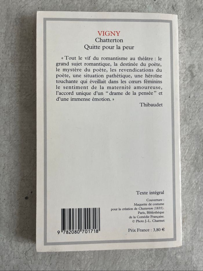 Chatterton quitte pour la peur de Vigny - photo numéro 2