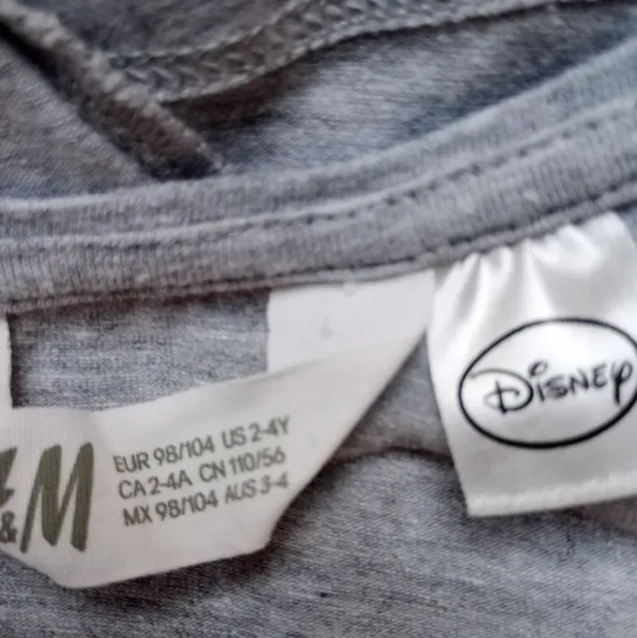 T-shirt gris Minnie 98 cm - photo numéro 4