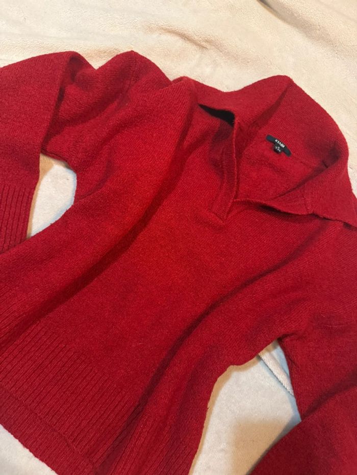 Pull rouge - photo numéro 7