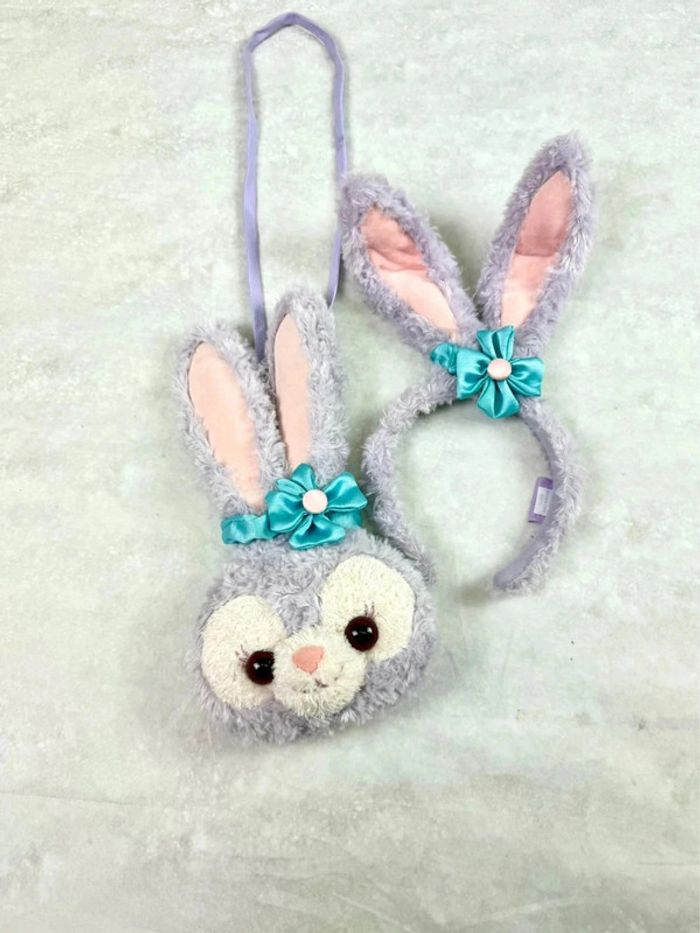 Ensemble Ears (serre tête) et sacoche pass Disney Stella Lou Duffy - Tokyo Disneyland - photo numéro 4