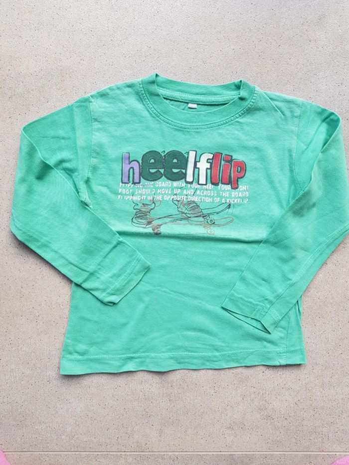 Tee-shirt garçon manches longues