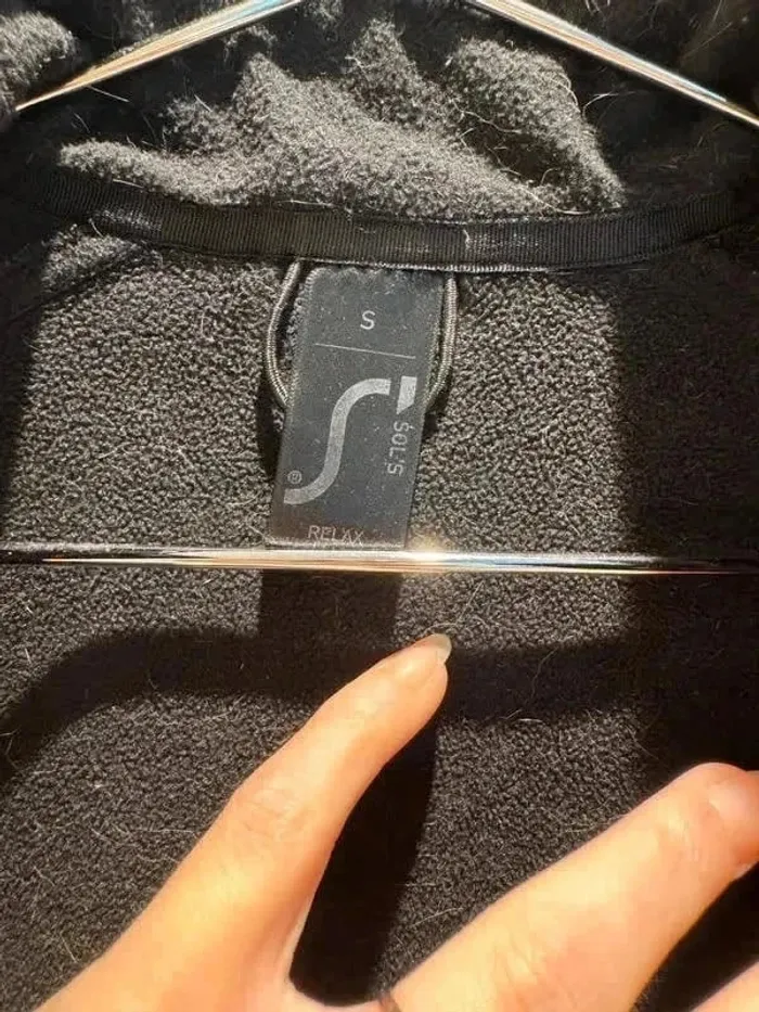 Veste Homme polaire noir S , intérieur polaire à zip - photo numéro 4
