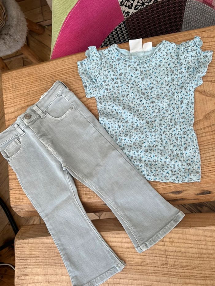 Lot vêtements fille printemps été 2 ans 24 mois Zara Jacadi Liberty robe - photo numéro 3