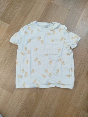 T shirt manches courtes motif ananas 24mois